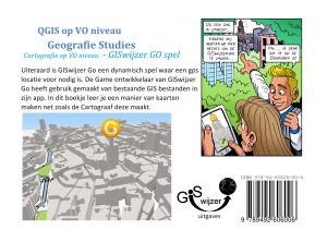 Achterkant boekje Cartografie GISwijzer GO spel 